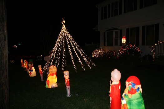 Lewis Christmas Night Display
