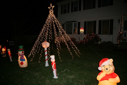 Lewis Christmas Night Display