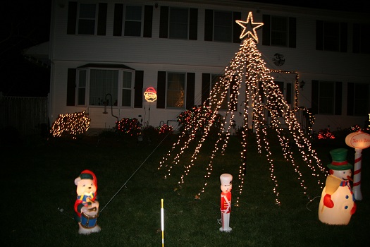 Lewis Christmas Night Display