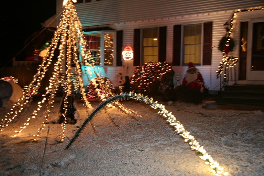 Lewis Christmas Night Display