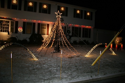 Lewis Christmas Night Display