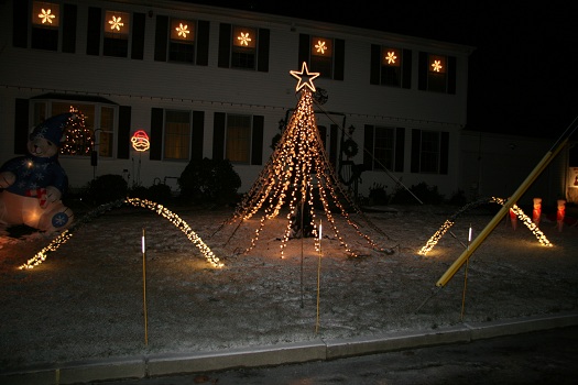 Lewis Christmas Night Display