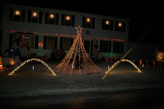 Lewis Christmas Night Display