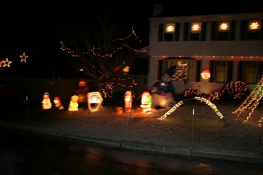 Lewis Christmas Night Display