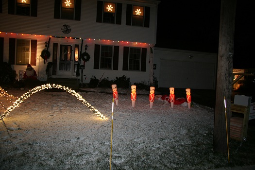 Lewis Christmas Night Display