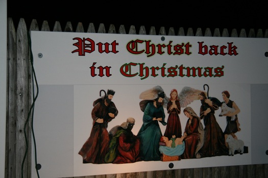 Lewis Christmas Night Display
